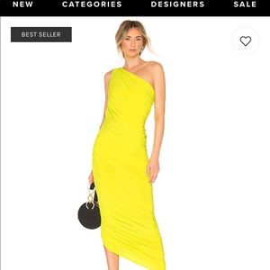 Norma Kamali Dresses - Normal Kamali bright yellow one shoulder dress Norma Kamali Dresses - Normal Kamali bright yellow one shoulder dress
